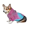 thumbnail image 7 of Honeii Pink Shark Pool Fantasy Print Small Dog Hoodies Pet Hooded Sweatshirts Fall Winter Puppy Cat Sweaters Warm Clothes for Small Dogs Outfits Costume-X-Small, 7 of 7