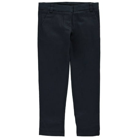 Nautica Little Girls' Stretch Skinny Uniform Pants (Sizes 4 - 6X)