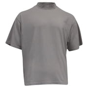 Acne Studios Crewneck Logo Neckline T-shirt in Grey Cotton