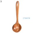 thumbnail image 1 of Non-Stick Teakwood Wooden Spatula Spoon Household Kitchen Utensils Kitchenware, 1 of 9