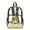 Rainy Frog Mushroom, variant on ZIATUBLES Clear Backpack, Heavy Duty Fabric & PVC Transparent Bookbag with Sloth Math Print, Large Capacity See Through Backpack for School College Work Travel Security