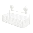 thumbnail image 2 of Organizador de baño de pared, estante de almacenamiento multifuncional con ventosa para champú Blanco L, 2 of 8