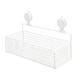 thumbnail image 2 of Estante de ducha colgante, organizador de baño, simple, multiusos, sin taladro, con ventosa Blanco L, 2 of 8