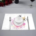 thumbnail image 3 of MKHERT Cute Dog Watercolor Fashion Animal Placemats Table Mats for Dining Room Kitchen Table Decoration 12x18 inch,Set of 4, 3 of 4