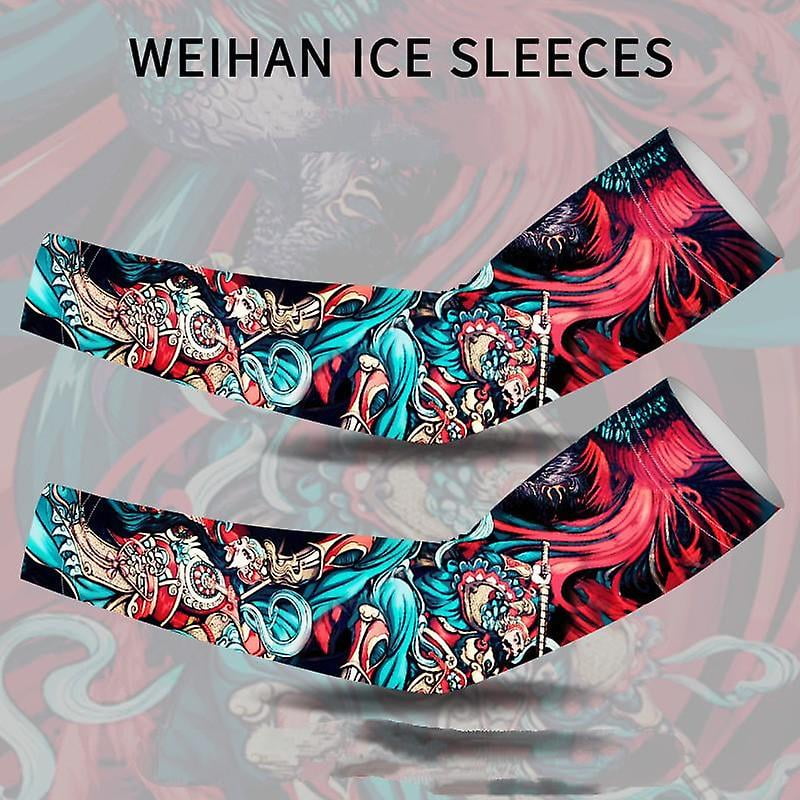 Cool Tattoo Sleeves Arm Stockings,fake Temporary Tattoo,stretchy