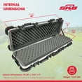 thumbnail image 3 of SKB Cases 4009 Hard Exterior Waterproof Short Double Rifle Transport Case, Black, 3 of 10