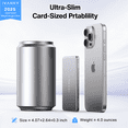 thumbnail image 2 of Ultra-Slim Magnetic Power Bank 5000mAh Fast Charging Wireless Charger, 2 of 6