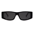 thumbnail image 2 of Gafas de sol SOJOS SJ2228 Y2K Polarizadas Rectangulares Negro/Gris, 2 of 5