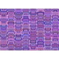 thumbnail image 1 of Ahgly Company Machine Washable Indoor Rectangle Transitional Purple Area Rugs, 5' x 7', 1 of 7