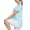 Pastel Blue, variant on Women's Workout Shirts Yoga Work Out Tops Short Sleeve Athletic Running Gym Exercise Loose Fit Clothes Black L