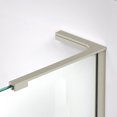 thumbnail image 3 of DreamLine Unidoor-X 70 1/2 in. W x 34 3/8 in. D x 72 in. H Frameless Hinged Shower Enclosure in Brushed Nickel, 3 of 11