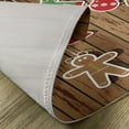 thumbnail image 5 of Ambesonne Christmas Place Mats Set of 4, Wooden Pattern, Standard Size, Brown Red, 5 of 6