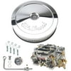 Edelbrock 1405 Performer 600 CFM Manual Carb/Air/Fuel Kit,Pro-Flo
