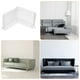 thumbnail image 3 of 8 protectores de goma en forma de L para patas de muebles, tapas de hierro antideslizantes para camas, mesas, sillas y marcos de acero., 3 of 8