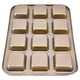 thumbnail image 4 of Molde para brownie, muffins de para molle cuadrado de acero al carbono de 12 cavidades con divisores, 4 of 7