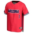 thumbnail image 2 of Men's GameDay Greats #1 Red Arizona Wildcats Lightweight Baseball Fashion Jersey, 2 of 4