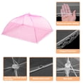 thumbnail image 4 of 3 Pzs Cubiertas para Alimentos Grandes y Altas de 17" Malla para Exteriores, Cubiertas Protectoras Plegables para Alimentos, Rosa, 4 of 6