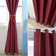 thumbnail image 3 of 1-Piece Room Darkening Solid Grommet Curtain Panel, 39x98 Inch, 3 of 6