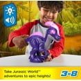 thumbnail image 2 of Imaginext Jurassic World Dinosaur Parasaurolophus XL Figure with Lights & Sounds, 10-Inch Toy, 2 of 6