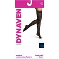 thumbnail image 2 of Sigvaris 981 Dynaven Sheer Open Toe Thi gh Highs w/Grip Top - 15-20 mmHg Black MS, 2 of 2