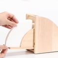 thumbnail image 2 of GUOOL Wood Coffee Paper Dispenser Storage Holder Rack Stand Dustproof Moisture Protective Boxes Case Cover Container for Cafe Home Maker A, 2 of 9
