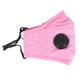 thumbnail image 5 of Boca 2 uds Anti polvo neblina oreja colgante Unisex mufla bucal cubierta bucal para adultos con válvula de respiración rosa rojo rosa, 5 of 8