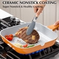thumbnail image 5 of Koch Systeme CS 9.5 inch Nonstick Grill Pan, Compatible with All Stovetops, Copper, 5 of 7
