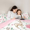 thumbnail image 5 of Castle Fairy Child Christmas Tree 2pcs Bedding Comforter Set,Flower Deer Twin Comforter Sets,Festival Xmas Breathable Bedding Set,Breathable Home Decor, 5 of 8