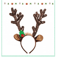 thumbnail image 4 of Reindeer Antlers Sequined Headband | 15" x 14" | 1 Pc, 4 of 6
