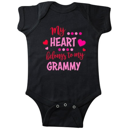 

Inktastic My Heart Belongs to my Grammy Gift Baby Boy or Baby Girl Bodysuit