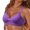 Purple, variant on AJGRHE Women No Show Bra Seamless Push Up Bra for Women Full Coverage Large Cup Support Comfortable Underwire Free T Shirt Bra 95C Black
