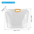 thumbnail image 2 of Unique Bargains 10L Collapsible Water Container Bag, Plastic Storage Jug Folding Water Bag, Clear, 2 of 7
