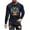 Navy, variant on DDAPJ pyju Mardi Gras Shirts for Men New Orleans Carnival Outfit Novelty Mask Graphic Printed Long Sleeve Crewneck T Shirts Tuesday Parade Party Tops Dark Gray XL