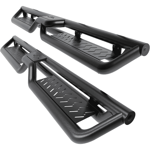 Running Boards 6 inches for 2022-2026 Toyota Tundra Crew Max Cab(4 Full Size Doors Only Not Double Cab) Black Carbon Steel Side Steps Rails Nerf Bars