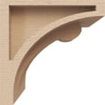 thumbnail image 3 of 4"W x 4"D x 4"H Wide Viola Rough Cedar Woodgrain TimberThane Corbel, Primed Tan, 3 of 6