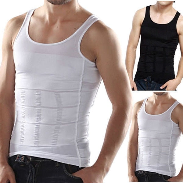Men Slimming Body Firm Tummy Belly Control Shaper Vest Undershirt Magic Trimmer Walmart Canada