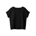 thumbnail image 5 of XUNKUSGA Two Piece Sets for Women Soild Color Soft Cotton Linen U Neck Top and Button Up Wide Leg Long Pants Matching Sets Women Clothing with Pockets,Black,XL, 5 of 10