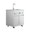 thumbnail image 2 of 32" Professional Outdoor Kitchen Sink Cabinet in Stainless Steel, 2 of 5
