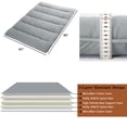 thumbnail image 4 of Garvee Japanese Futon Floor Mattress, Sleeping Mattress for Floor, Tatami Mat, Roll Up Mattress Camping Mattress Pad, 4 of 6