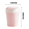 thumbnail image 3 of Mini Trash Can Desktop Trash Can Home Kitchen Desk Trash Can With Lid Debris Storage Cleaning Push-Type Double Bucket Hidden Garbage Bag Wastebaskets, 3 of 6