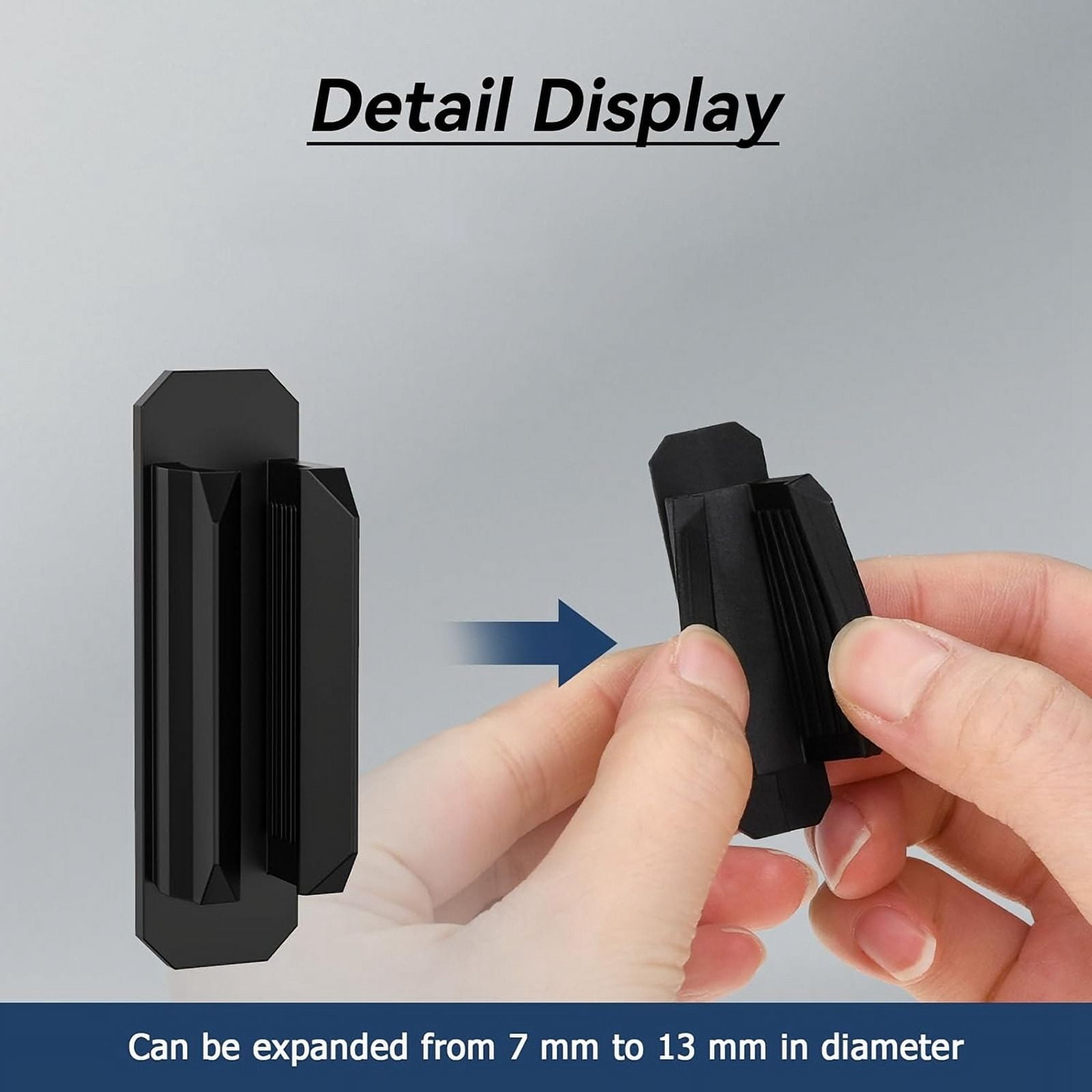 64Pack Adhesive Pen Holder Clipboard Pen Holder Stick on Pencil Holder Self Adhesive Silicone Pencil Marker Clip