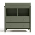 thumbnail image 4 of Storkcraft Alpine 2-Drawer Infant Changing Table Dresser, Olive, 4 of 13