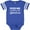 Football Blue and White, variant on Inktastic Feed Me and Tell Me I'm Handsome Boys Baby Bodysuit