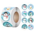 thumbnail image 1 of Clearance! Cute Snowman Encouraging Sticker Inspirational Sticker Cute Sticker Seal Sticker, 1 of 5
