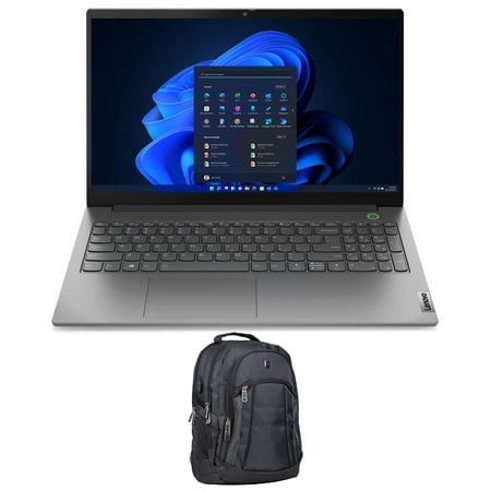 Lenovo ThinkBook 15 G4 Home/Business Laptop (Intel i7-1255U 10-Core, 15.6in 60 Hz Full HD (1920x1080), Intel Iris Xe, 8GB RAM, 512GB PCIe SSD, Wifi, Webcam, Win 10 Pro) with Premium Backpack