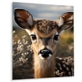 thumbnail image 2 of Designart "Photo Selfie Antelope " Animals Antelope Metal Art Living Room, 2 of 5