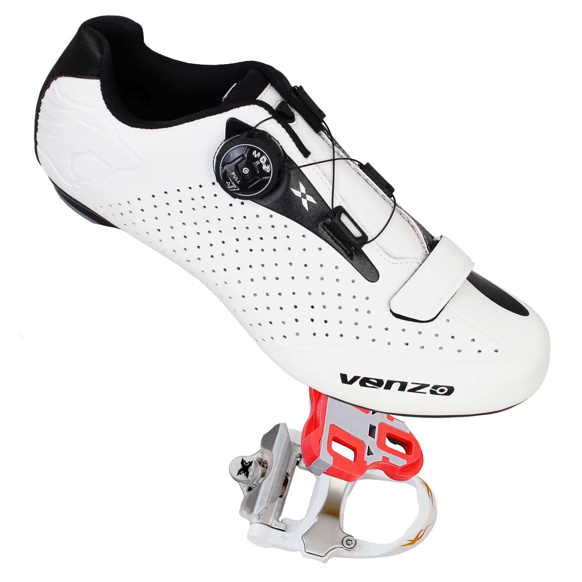 Details about   Venzo Road Bike For Shimano SPD SL Look Cycling Bicycle Shoes & Cleats 50