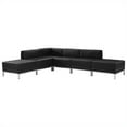 thumbnail image 2 of Flash Furniture Hercules Imagination 6-Piece Reception Configuration in Black, 2 of 2