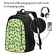 thumbnail image 2 of Easygdp Cartoon Frogs Mochila para Laptop de Viaje con Puerto USB, Mochila para Laptop con Puerto de Carga USB para Mujeres y Hombres, 2 of 7