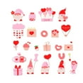 thumbnail image 2 of zhangmingg Valentine's Day Cartoon Fridge Stickers and Wall Decals for Home Kitchen, 2 of 6